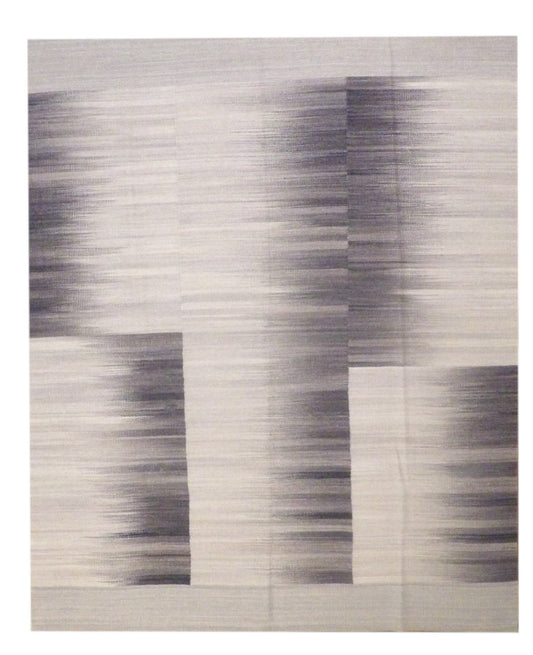 Coastal Flat-Weave Indoor/Outdoor 8'0"x10'0" Hand-knotted Rug -w1080