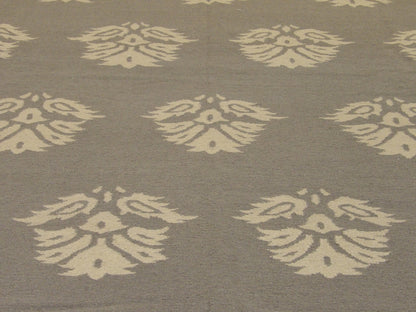 Coastal Flat-Weave Indoor/Outdoor Beach Rug 8'0"x10'0" Hand-knotted Rug -w1084