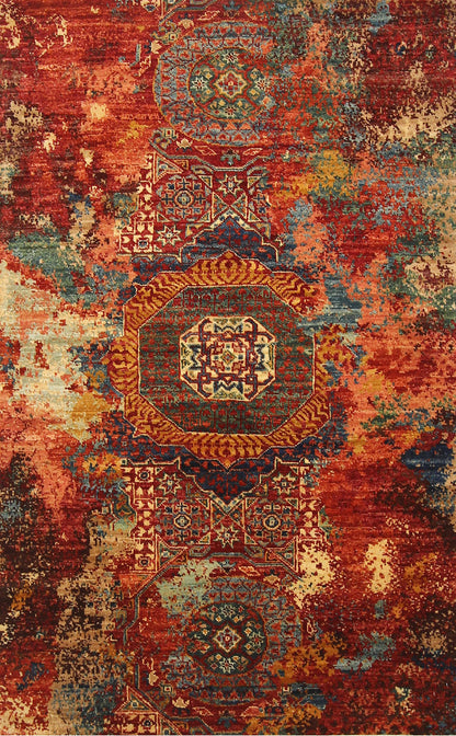 Indigo Collection  Handknotted Rug 3'03" X 5'00" -Art83607