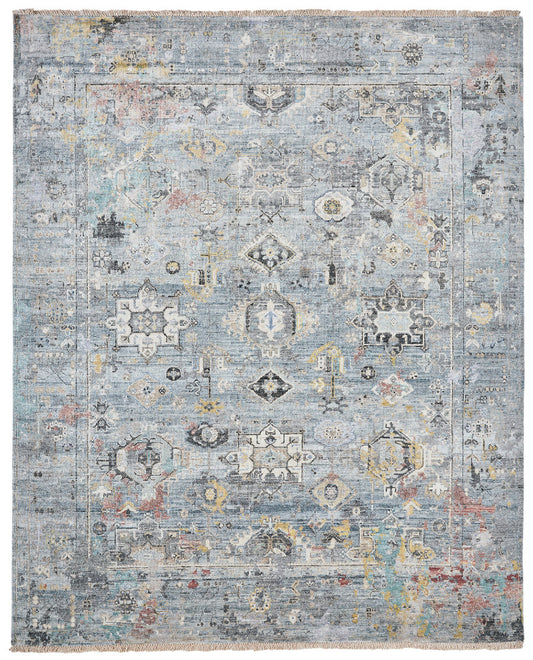 Transitional Hand Knotted Rug Wool & Silk - KKH3470