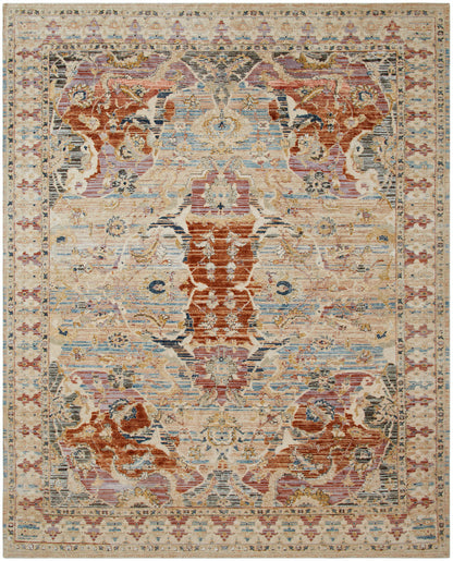 Transitional Hand Knotted Rug Wool & Silk - KKT13650
