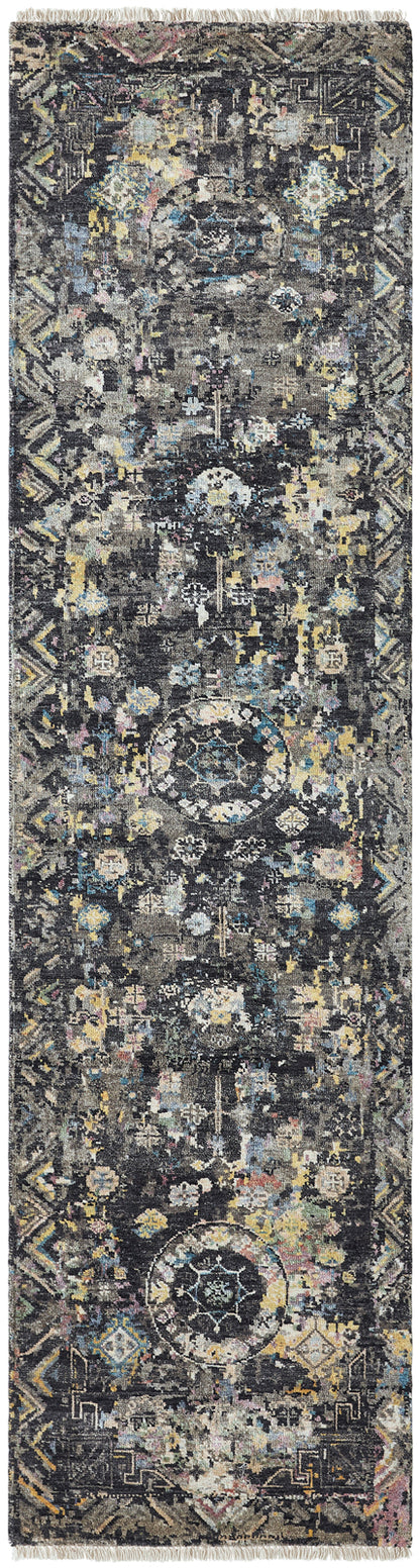Transitional Hand Knotted Rug Wool & Silk - KKH3510