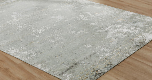 Transitional Hand Knotted Rug Wool & Silk - KKD11460
