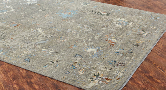 Transitional Hand Knotted Rug Wool & Silk - KKD11450