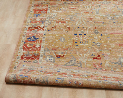 Transitional Hand Knotted Rug Wool & Silk - KKT13610