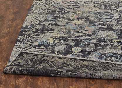 Transitional Hand Knotted Rug Wool & Silk - KKH3510