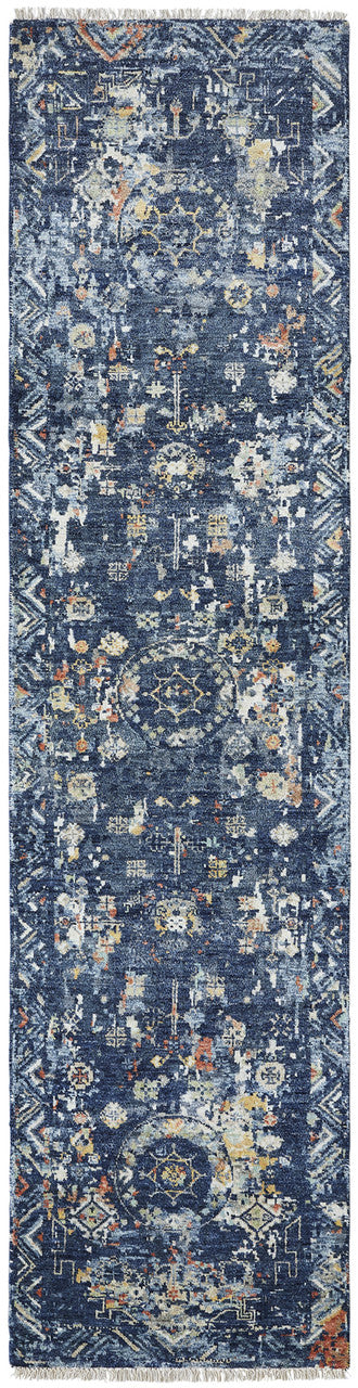 Transitional Hand Knotted Rug Wool & Silk - KKH3520