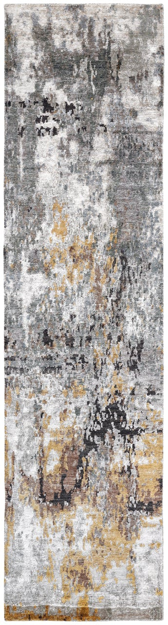 Hand Knotted Silk Modern Rug KJN0750