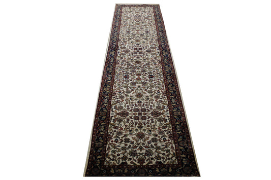 Traditional Fine Mir Design Wool Hand Knotted Rug 2.10x10.11 -w20007