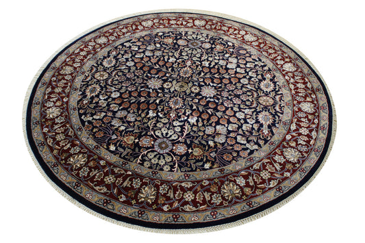 Traditional Fine Heraki Wool/silk Hand Knotted Rug 5.2x5.2  -w20219