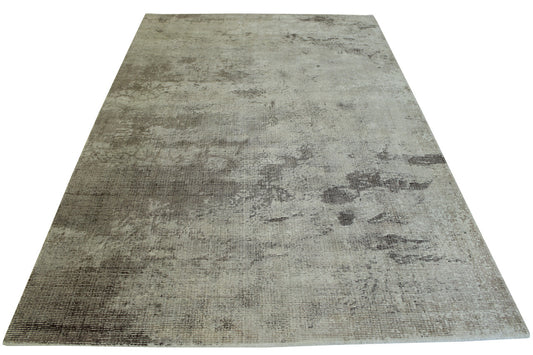 Modern Abstract Design Viscose Hand loom Rug 5.0X8.0 - w2061