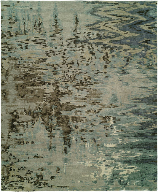 Hand Knotted Wool Modern Rug KND3090