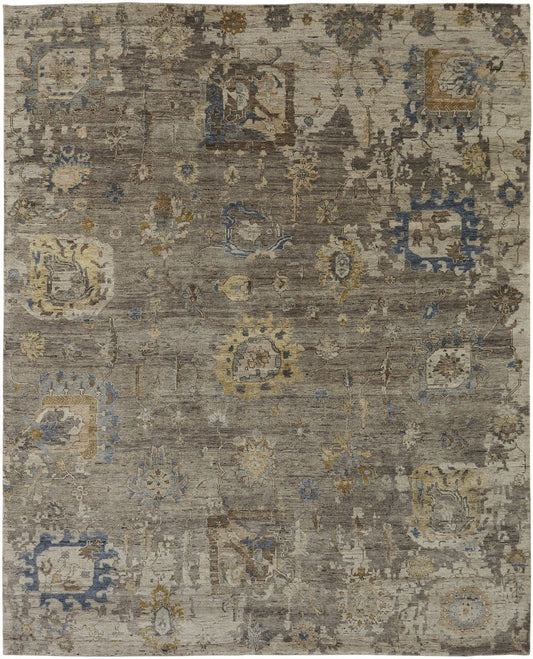 Hand Knotted Wool Transitional Rug KOB0890
