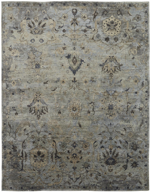 Hand Knotted Wool Transitional Rug KOB0910