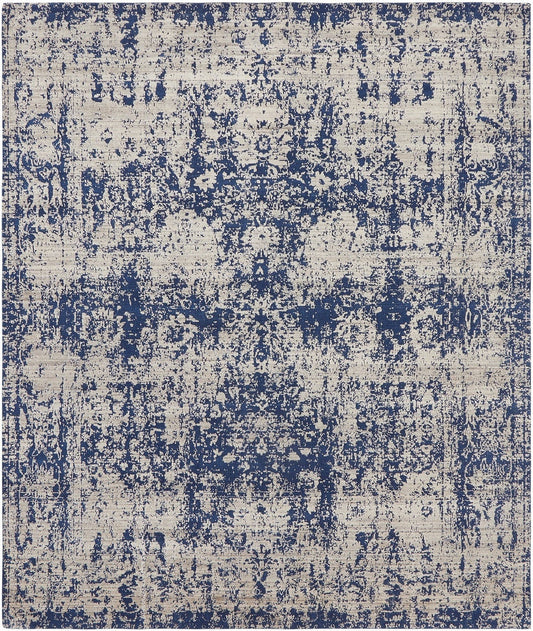 Hand Loom Wool & Silk Transitional Rug KRG8350