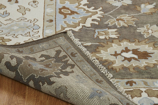 Hand Knotted Wool Transitional Rug KUS1170