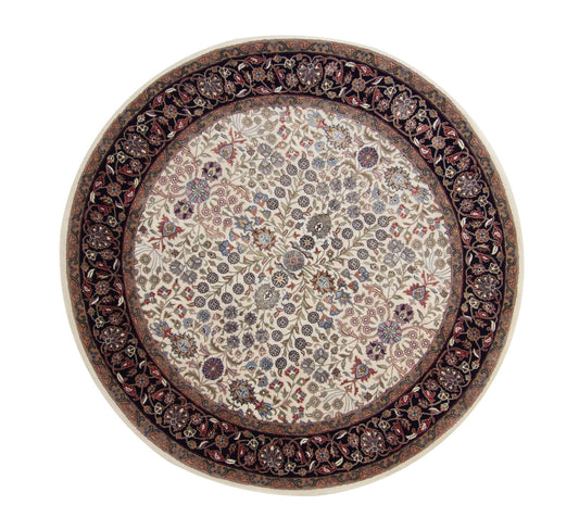 Traditional Fine Heraki Wool/silk Hand Knotted Rug 5.2x5.2  -w20222