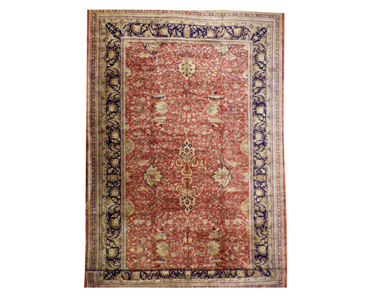 Fine Persian Farhan 14'0'' x 24' Hand knotted Rug - w1143 W1143 physical All Rugs New