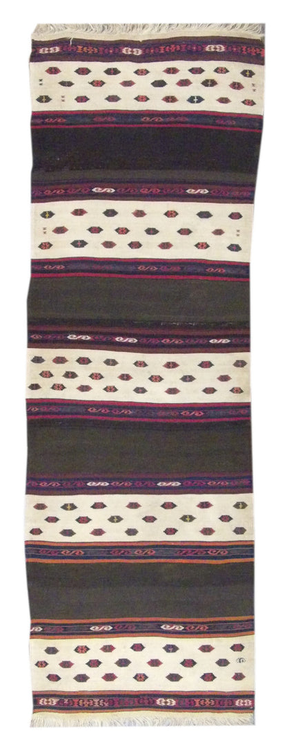 Tribal Antique Turkish Kilim 2'6"x8'0" Hand-knotted Rug -ROB-2