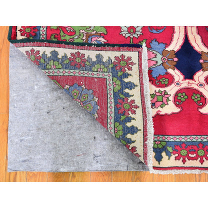 Persian Wool Hand Knotted Rug Red No Border 4.10X7.2 -O059643