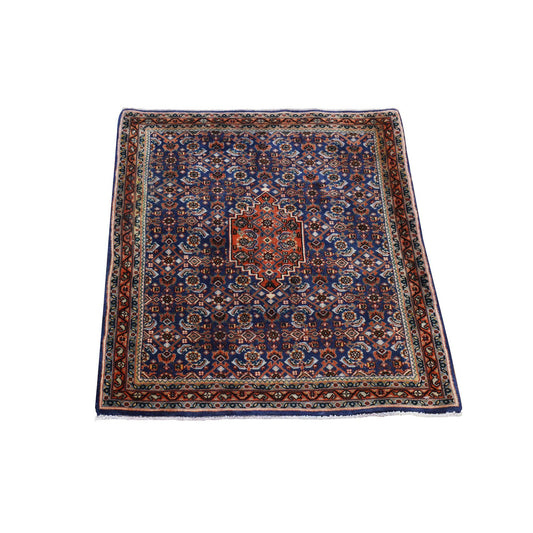 Persian Wool Hand Knotted Rug Blue 2.3x2.4 -O078381