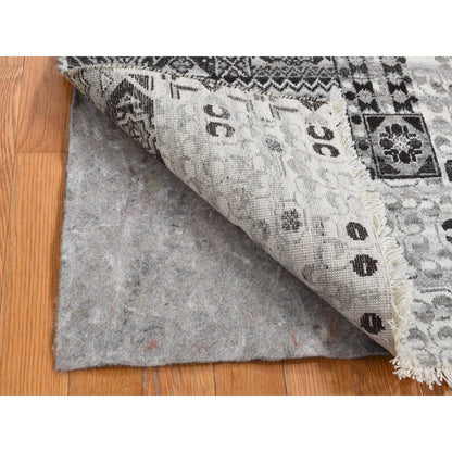 Mamluk Wool Hand Knotted Rug Grey No Border 2.8X3.0 -O087686