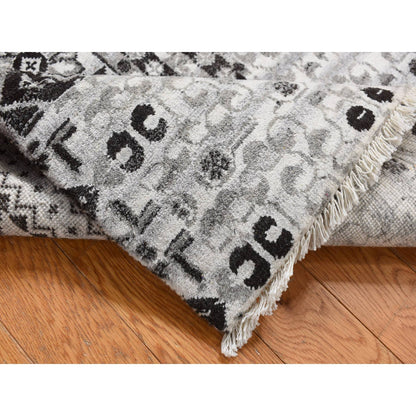 Mamluk Wool Hand Knotted Rug Grey No Border 2.8X3.0 -O087686