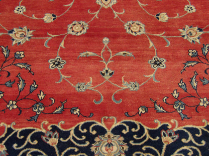 Fine Persian Tabriz 7'0"x10'0" Hand-knotted Rug -w1044