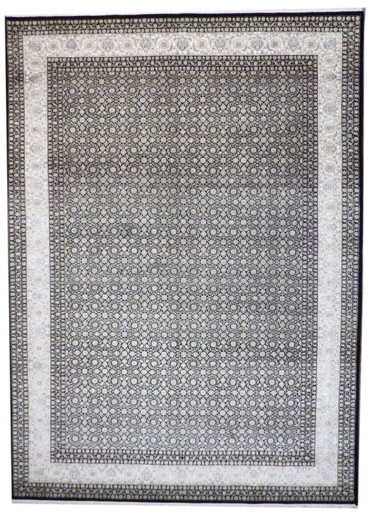 Fine Persian Mir 9'0x12'0" Hand-knotted Rug -w11137