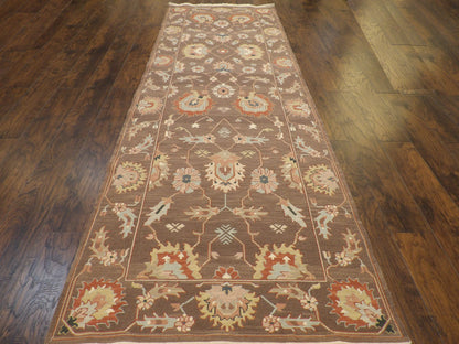 Ziegler Soumak Flat Weave 4'0" x 12'1" Hand-knotted Rug - w1171