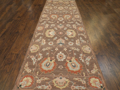 Ziegler Soumak Flat Weave 4'0" x 12'1" Hand-knotted Rug - w1171