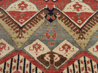 Ikat 3'0"x5'0" Hand-knotted Rug -w191