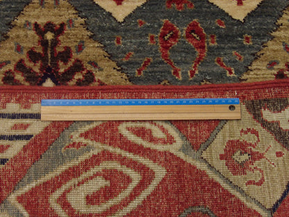 Ikat 3'0"x5'0" Hand-knotted Rug -w191