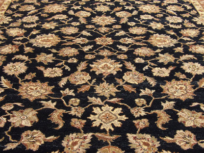 Agra Chobie Ziegler Hand knotted Wool Rug 9'0" x 12'0" - w240