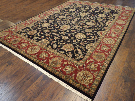 Jaipur Kashan 9'0"x12'0" Hand-knotted Rug -w255