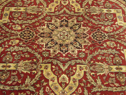 Fine Persian Tabriz 6'0"x6'0" Hand-knotted Rug -w459