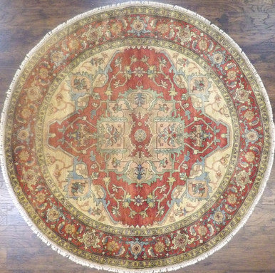 Tribal Fine Sherapi 8'0"x8'0" Hand-knotted Rug -w510