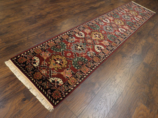 Turkish Weave Ziegler 2'6"x12'0" Hand-knotted Rug -w692