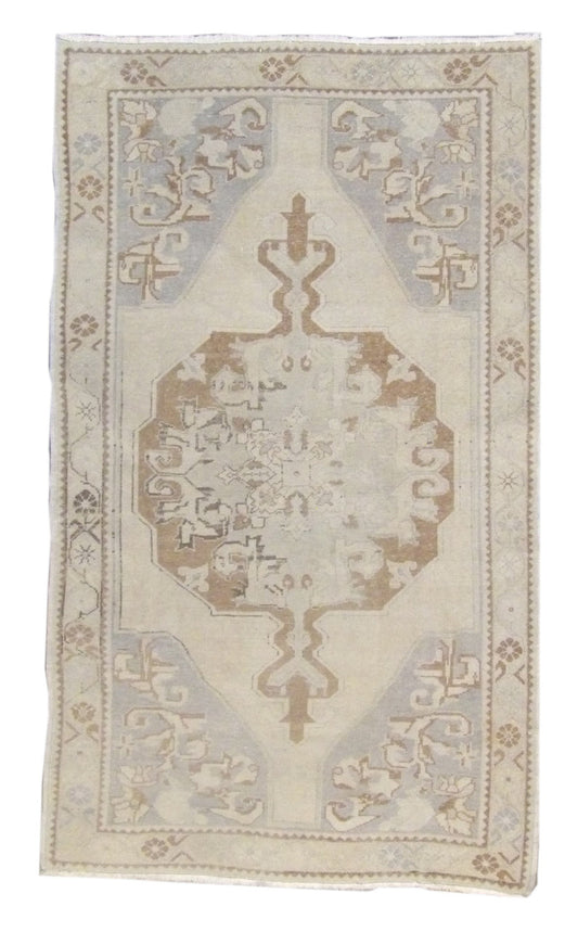 Anatolian Vintage Oushak 5'0"x8'0" Hand-knotted Rug -W798