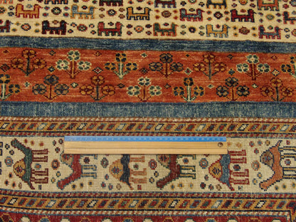 Fine Tribal Khorasin Natural-dye 5'0"x8'0" Hand-knotted Rug -W799