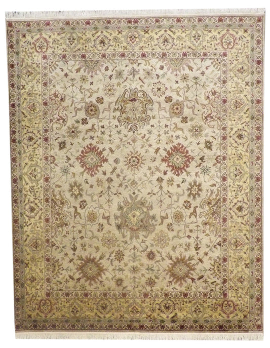 Fine Ziegler Tie Dye 8'0"x10'0" Hand-knotted Rug -w935 w935 physical All Rugs New