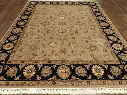 Agra Chobie Antique Wash  8'0" x 10'0"  Hand knotted Wool Rug - w963