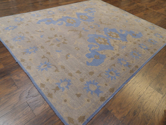 Oushak Vintage Overdye 8'3 x 10'4" Hand-knotted Rug - w971