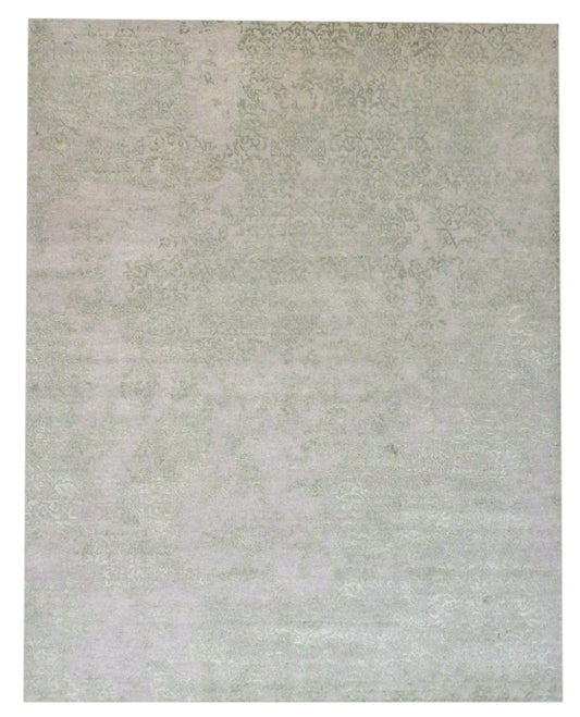 Transitional Abstract Oxidized Broken Design 8'0"x10'0" Hand-knotted Rug -w992 w992 physical All Rugs New